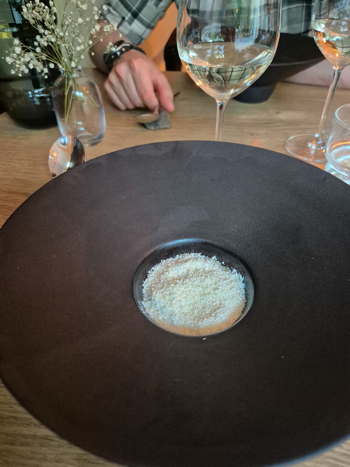 Second dessert dish from the tasting menu in restaurant Kajo in Tampere
