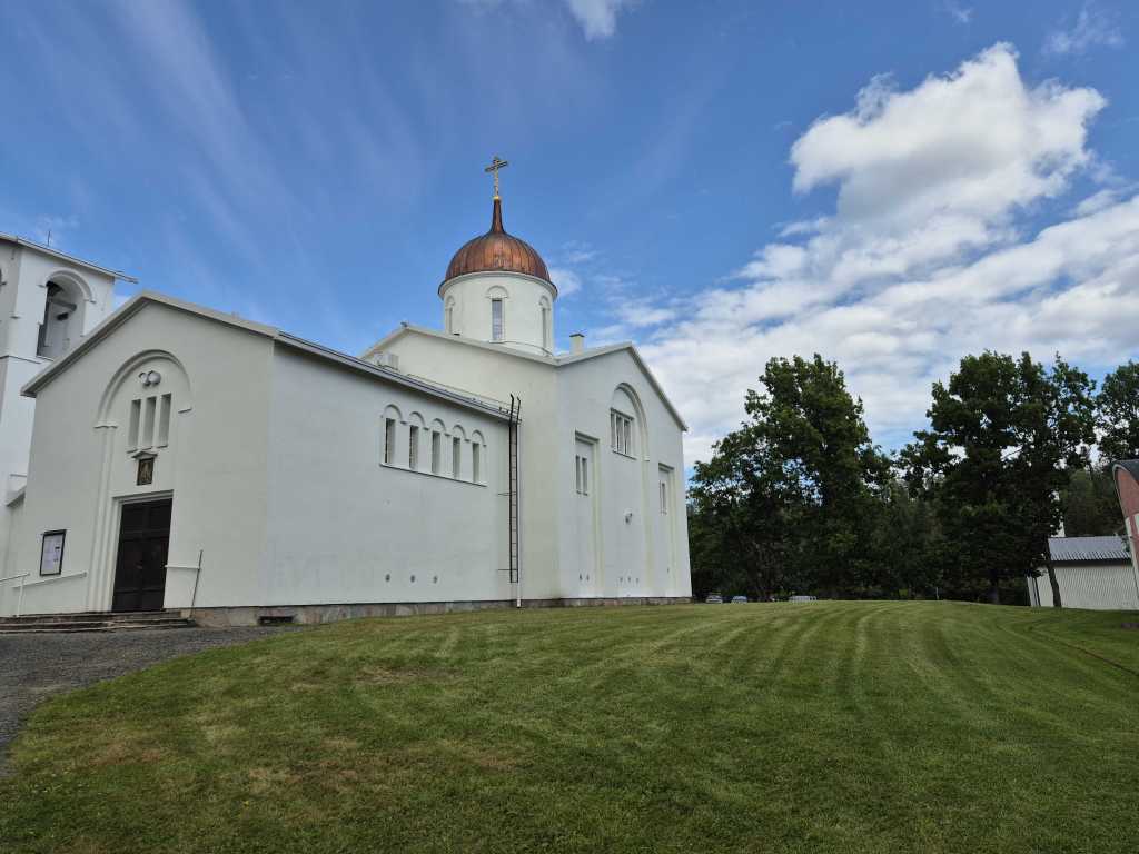 Valamo Monastery main church in Heinävesi, Finland