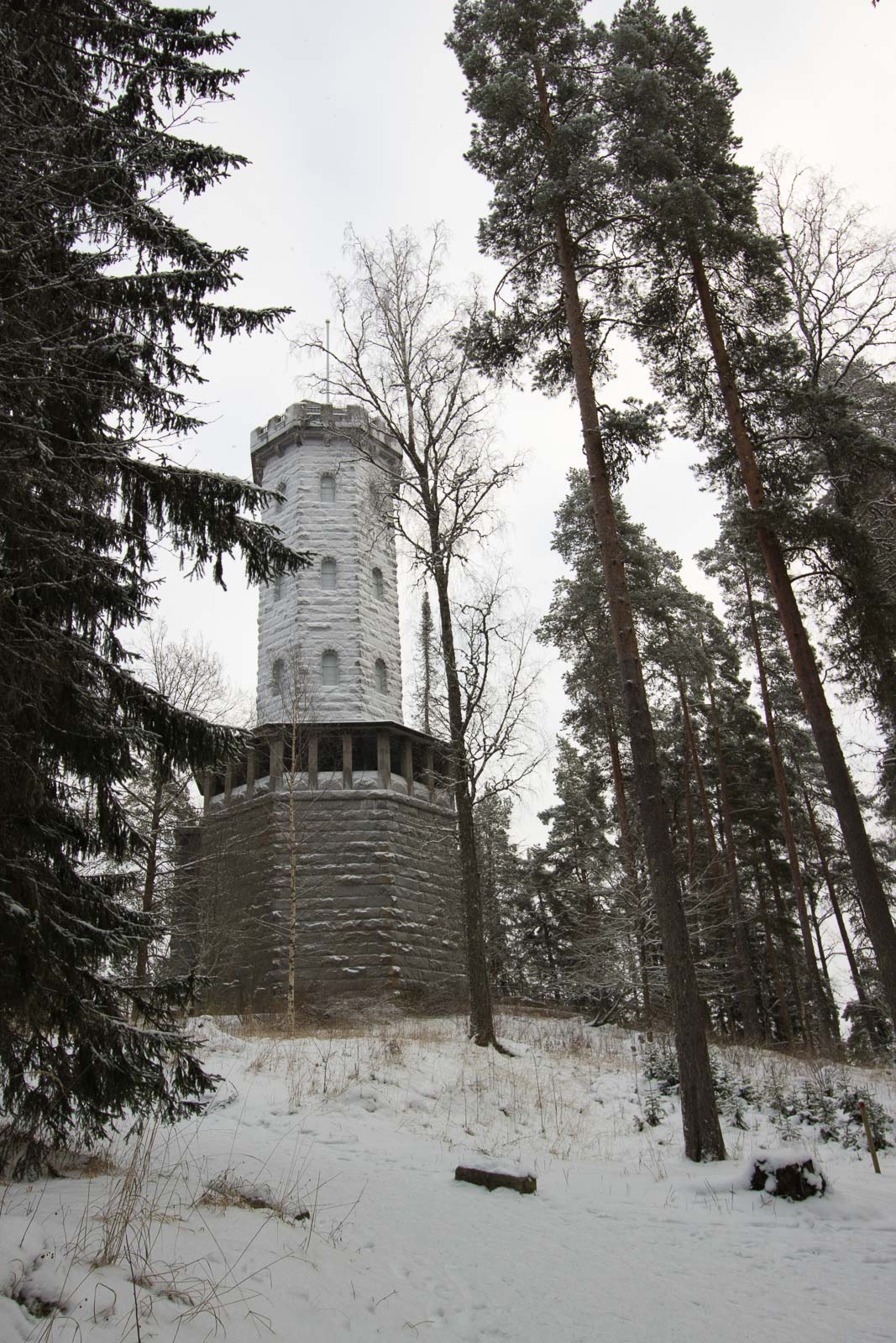 Aulanko Observation Tower at the summit of Aulankovuori